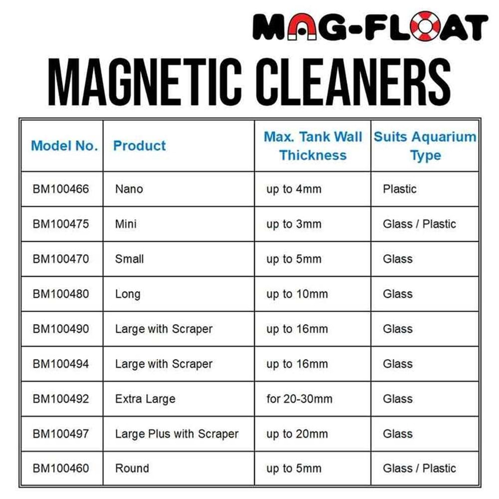 Mag-Float Akvaryum Cam Sileceği ( Raylı ) Medium